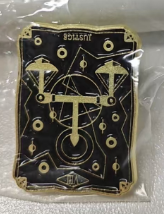 Justice Tarot Card Brooch – Symbol of Fairness & Truth