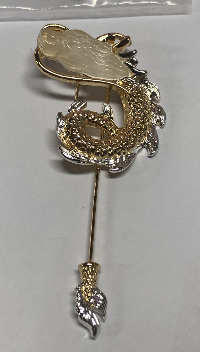 Dragon Brooch Pin for Men | Mythical Eastern Symbol Pin | Elegant Suit Lapel Jewelry Gift