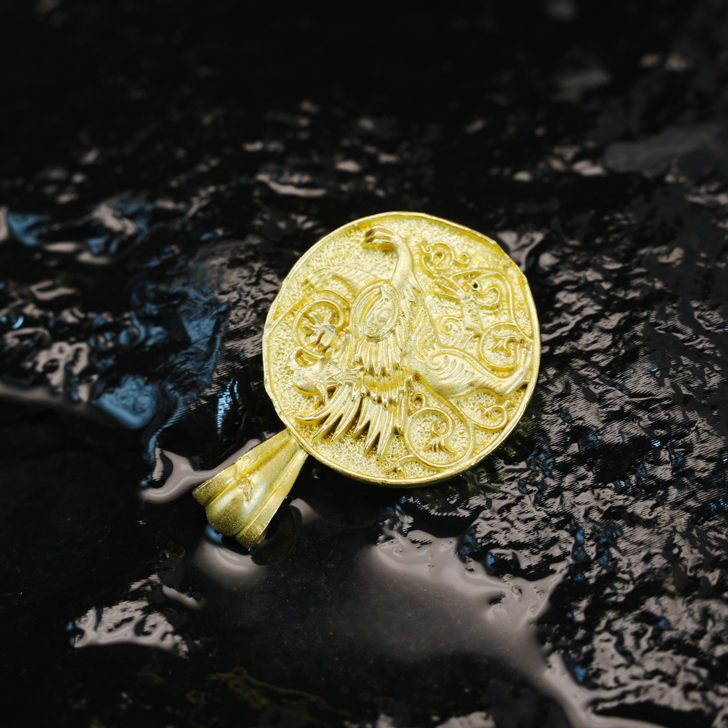 Gotischer Greif-Anhänger – Mythische Tier-Halskette, Fantasy-Wächteramulett-Schmuck