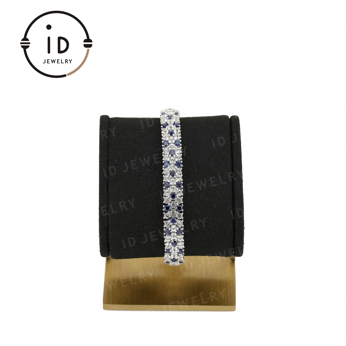 Sapphire and Diamond Bracelet, Luxury Jewelry for Special Occasions, Elegant Gift for Women