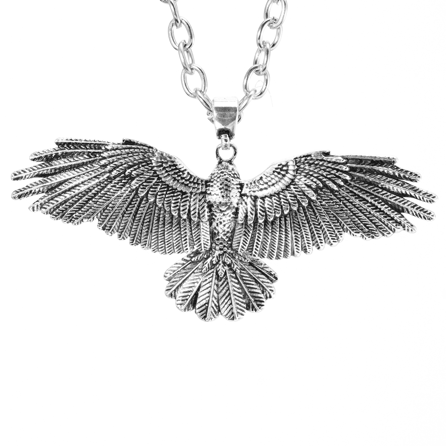 Halskette mit Anhänger „Soaring Eagle“ – Vintage-Halskette mit Freiheitsvogel für Damen und Herren