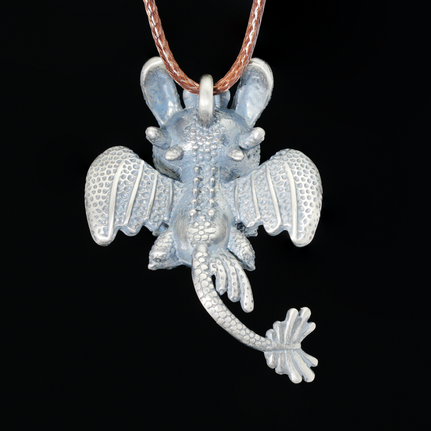 Süße Halskette mit Drachenanhänger – Fantasy-Tierschmuck, grünäugiger Babydrachen-Anhänger, handgefertigtes Geschenk im Gothic-Stil für alle Altersgruppen