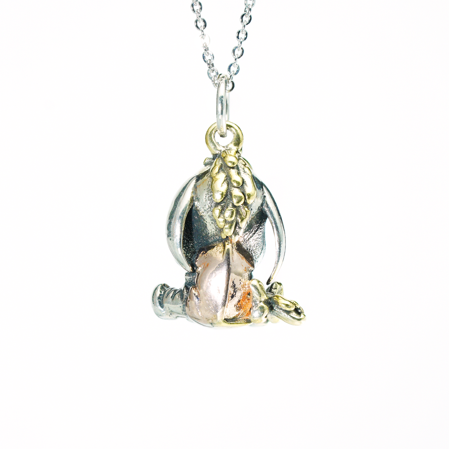 Hug-Ready Donkey Pendant – Cute Donkey Charm with Tricolor Metal Finish, Handmade Animal Jewelry of Joy & Companionship