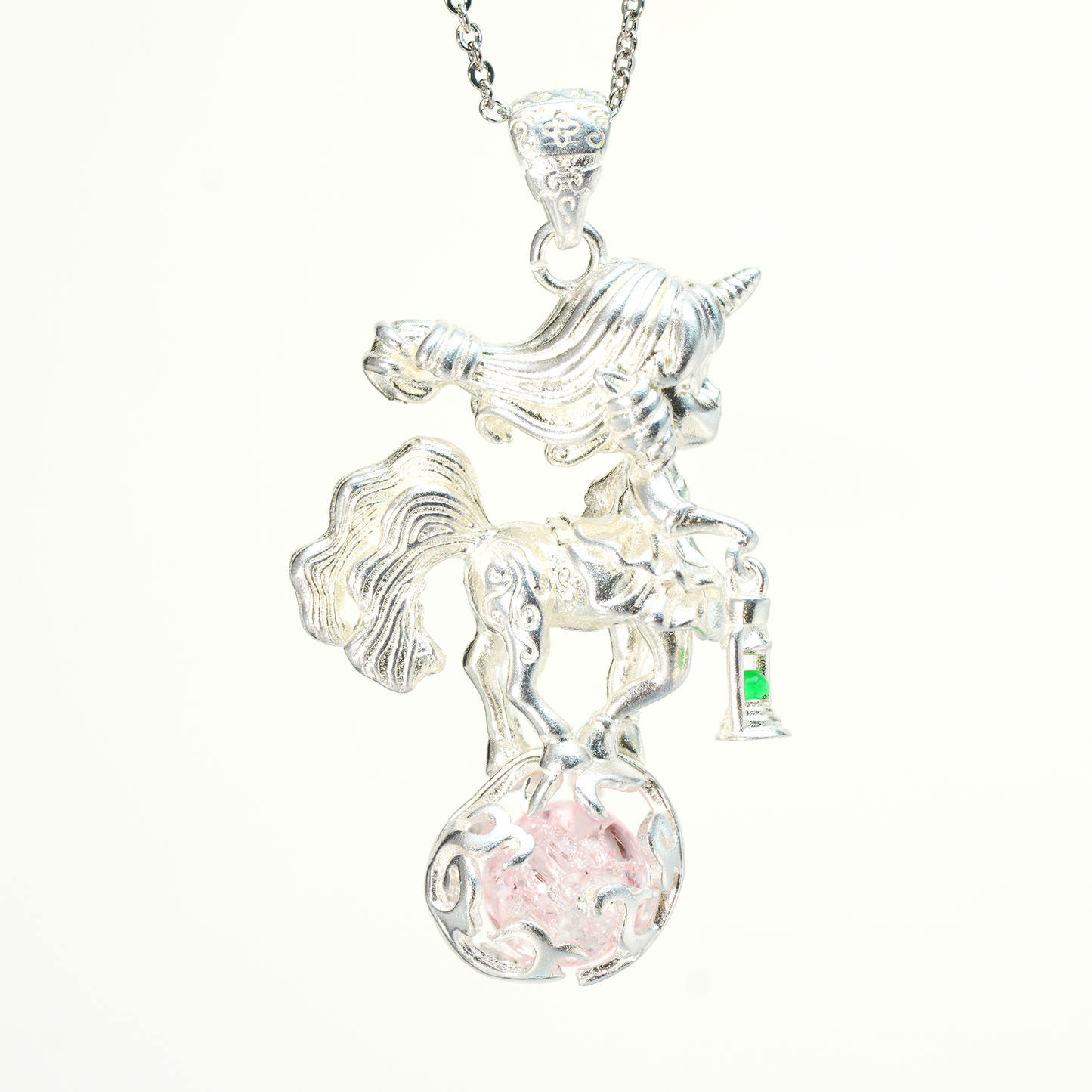 Magischer Einhorn-Mädchen-Anhänger – Süße Fantasy-Halskette für Frauen | Skurriler Fairycore-Schmuck für Träumer & Geschenk für Anime-Liebhaber