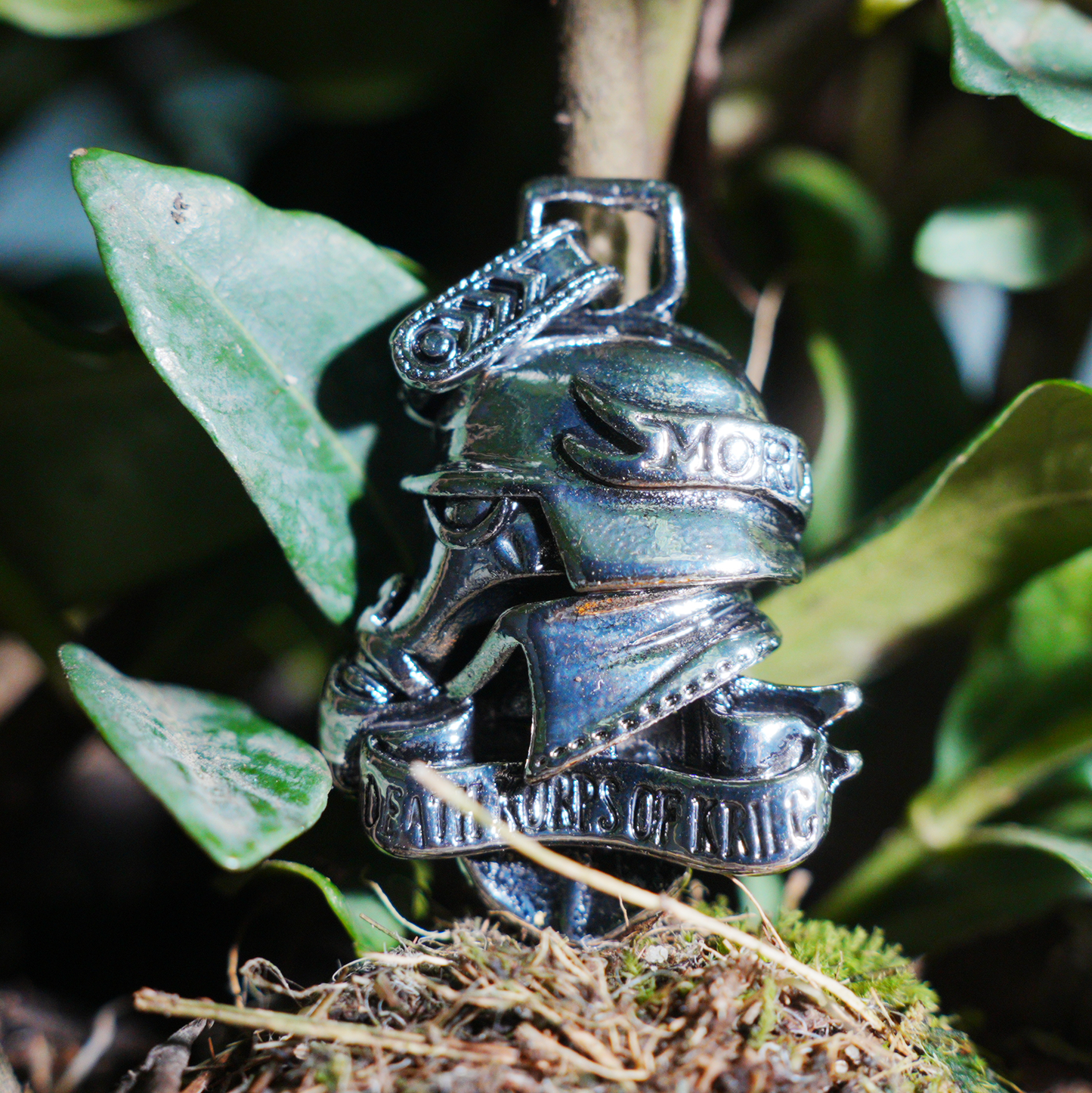 Taktische Helm-Krieger-Anhänger-Halskette | Gotisch geformter Schmuck | Unisex-Halskette im Militärstil für Sammler und Fans