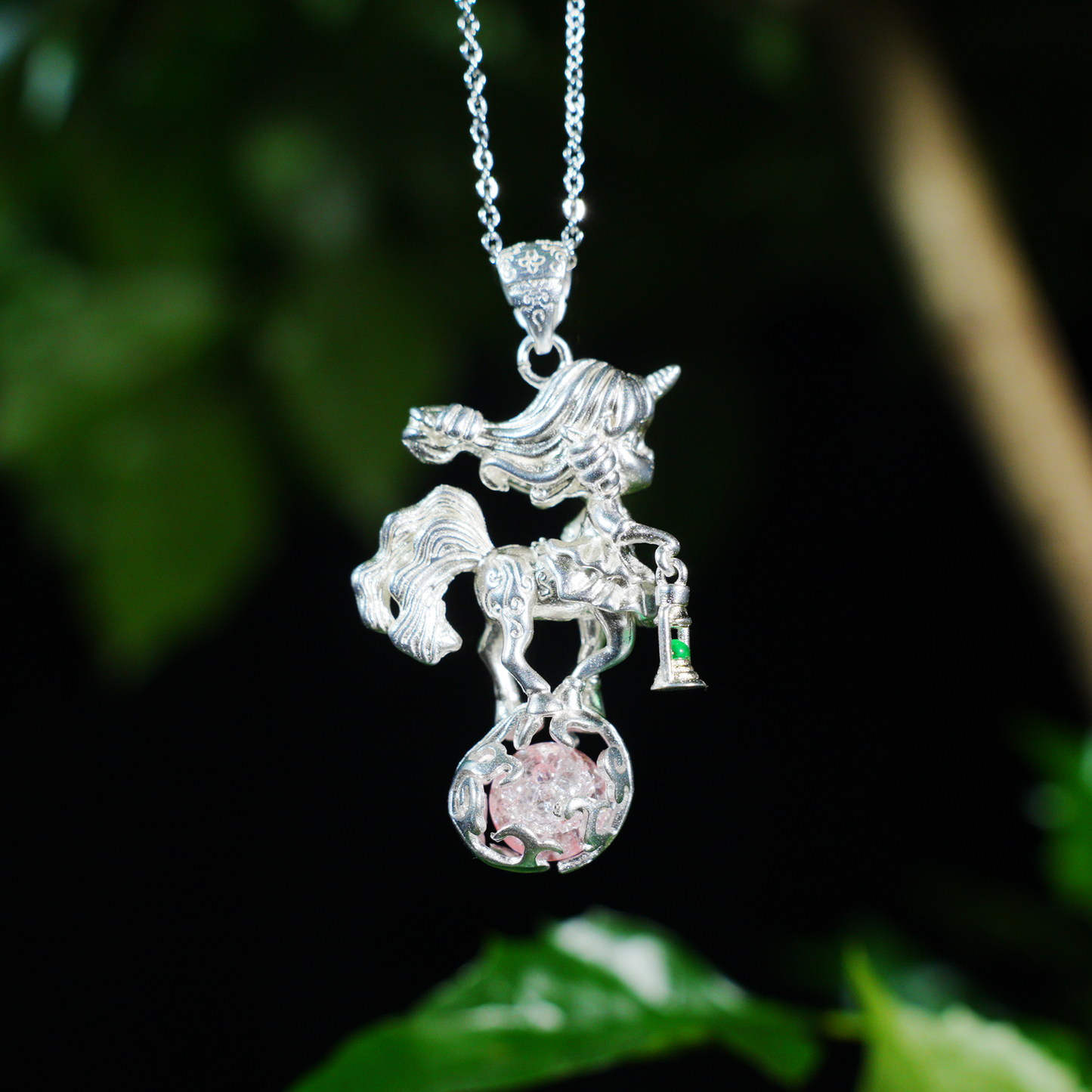 Magischer Einhorn-Mädchen-Anhänger – Süße Fantasy-Halskette für Frauen | Skurriler Fairycore-Schmuck für Träumer & Geschenk für Anime-Liebhaber