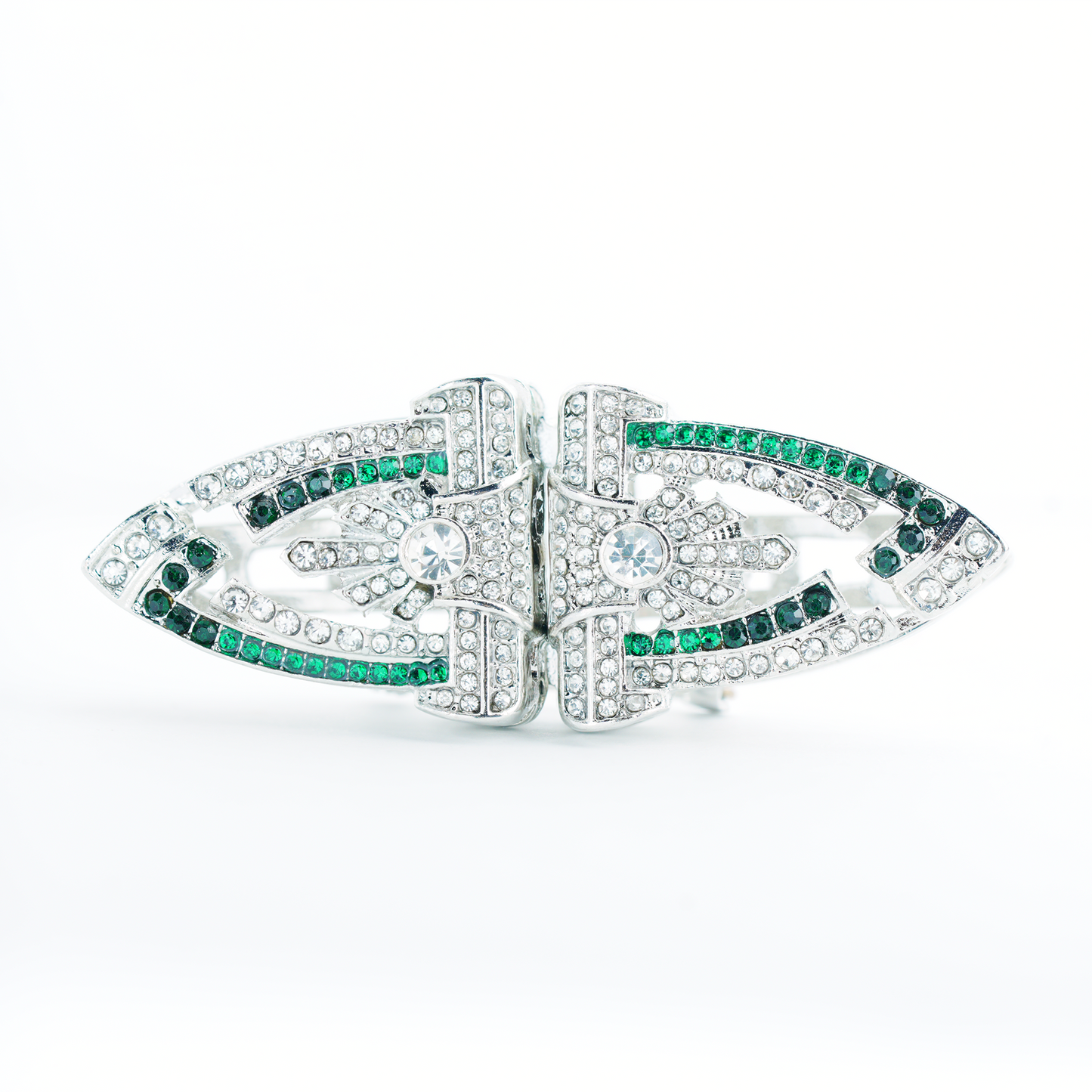 Luxuriöser Schmuck für zwei Tragemöglichkeiten | Dekorative Brosche & Ohrstecker | Vielseitig und auffällig