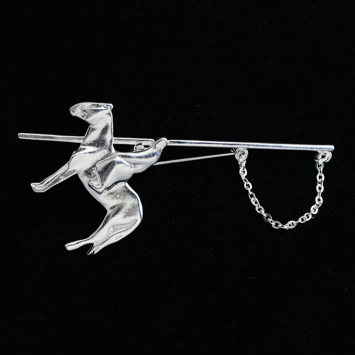 Silberne Ritterreiter-Brosche – Mittelalterliche Reiternadel, Gothic-Kriegerschmuck, Retro-Rüstungsgeschenk für Sie oder Ihn