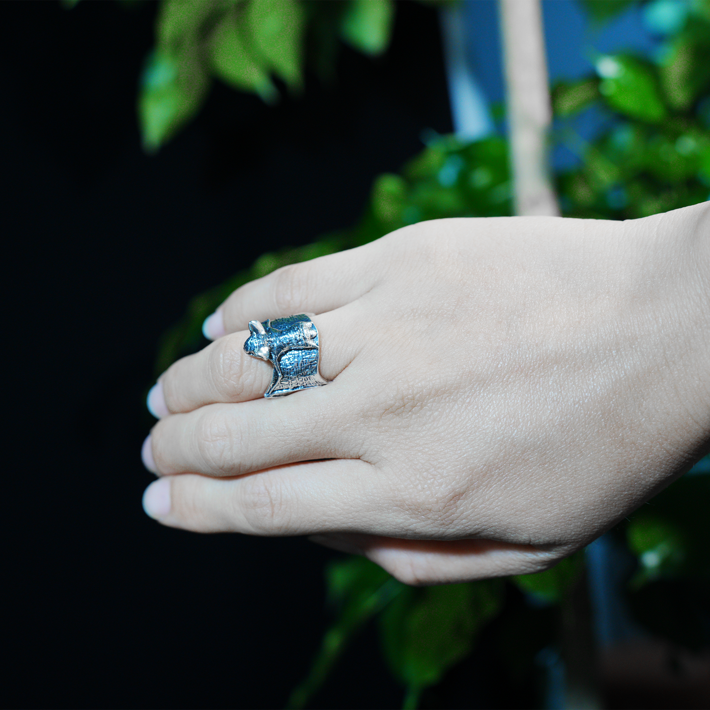 gothic bat ring, symbolic protection accessory, handcrafted statement ring for night spirits