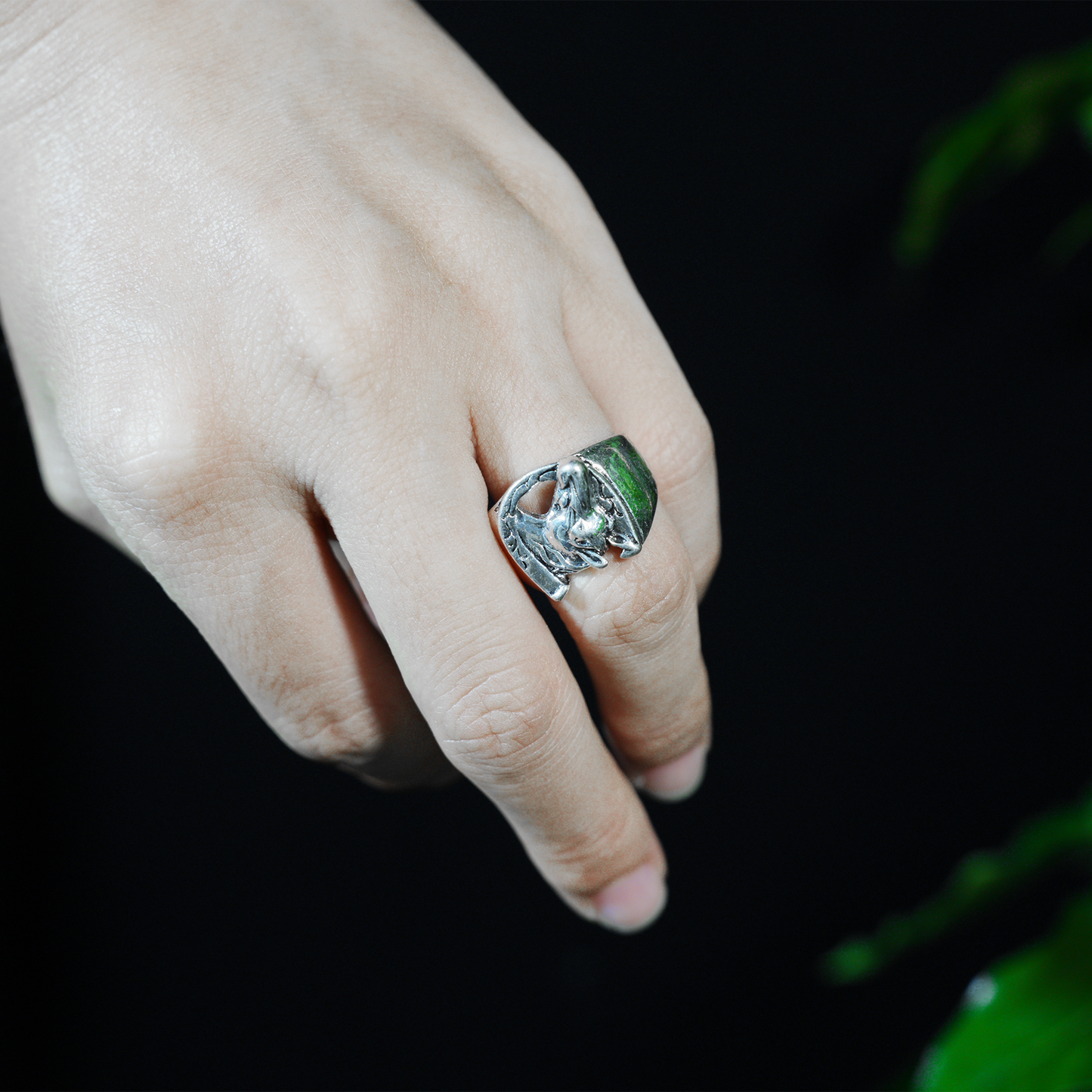Horse Head Ring, Vintage Horseshoe Ring, Carved Style Ring, Lucky Amulet Jewelry, Western Cowboy Animal Ring
