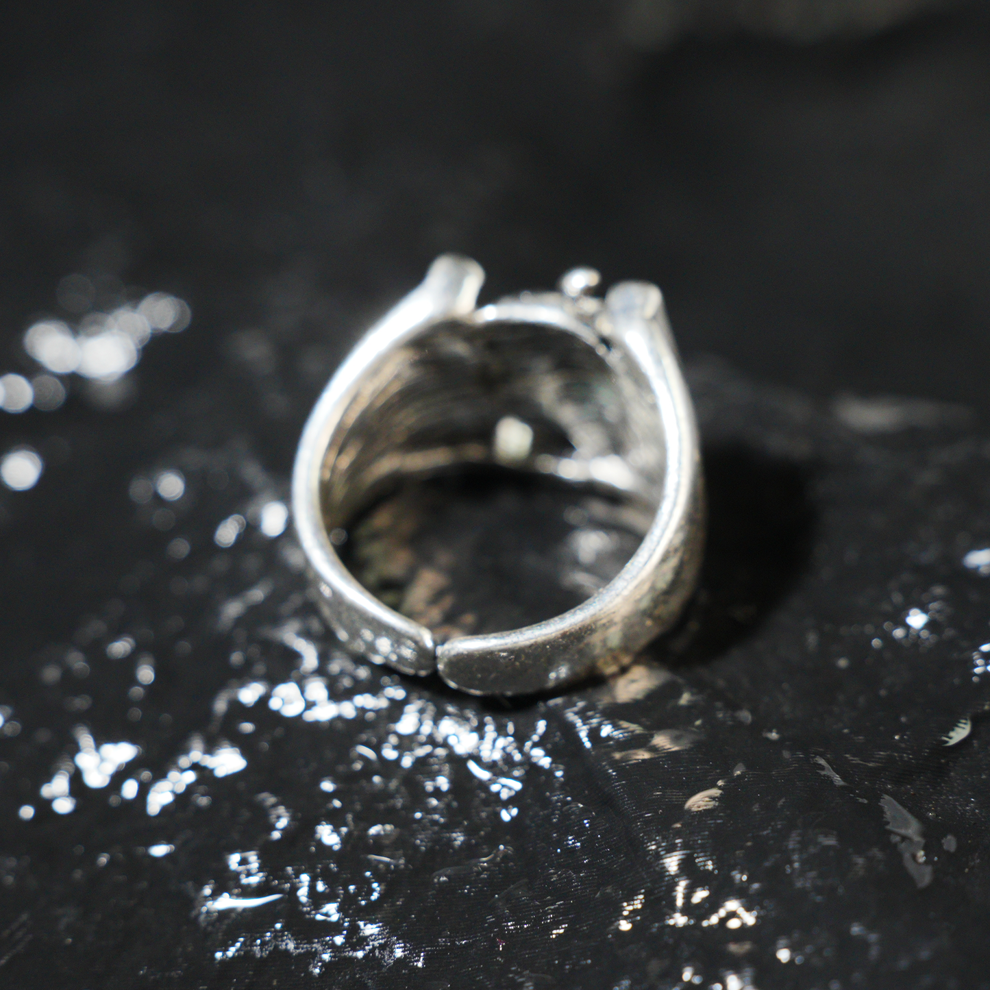 Horse Head Ring, Vintage Horseshoe Ring, Carved Style Ring, Lucky Amulet Jewelry, Western Cowboy Animal Ring