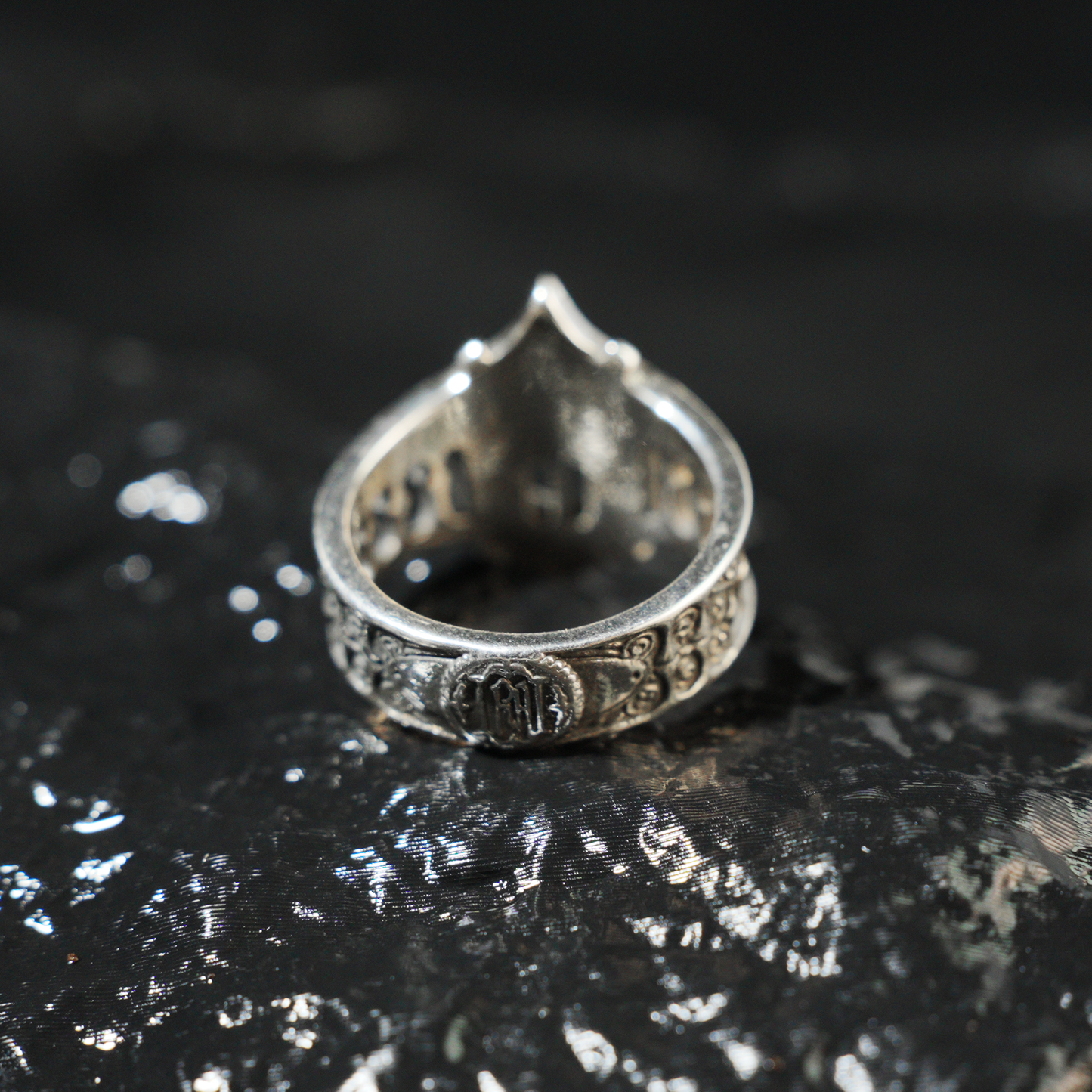 Gothic Cathedral Ring | Vintage Gothic Architecture Ring | Arched Church Design | Handmade Dark Style Jewelry