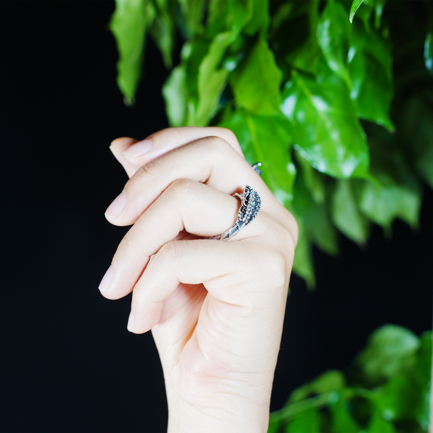 Dragon Ouroboros Ring, Snake Totem Ring, Gothic Ouroboros Band for Protection and Eternity