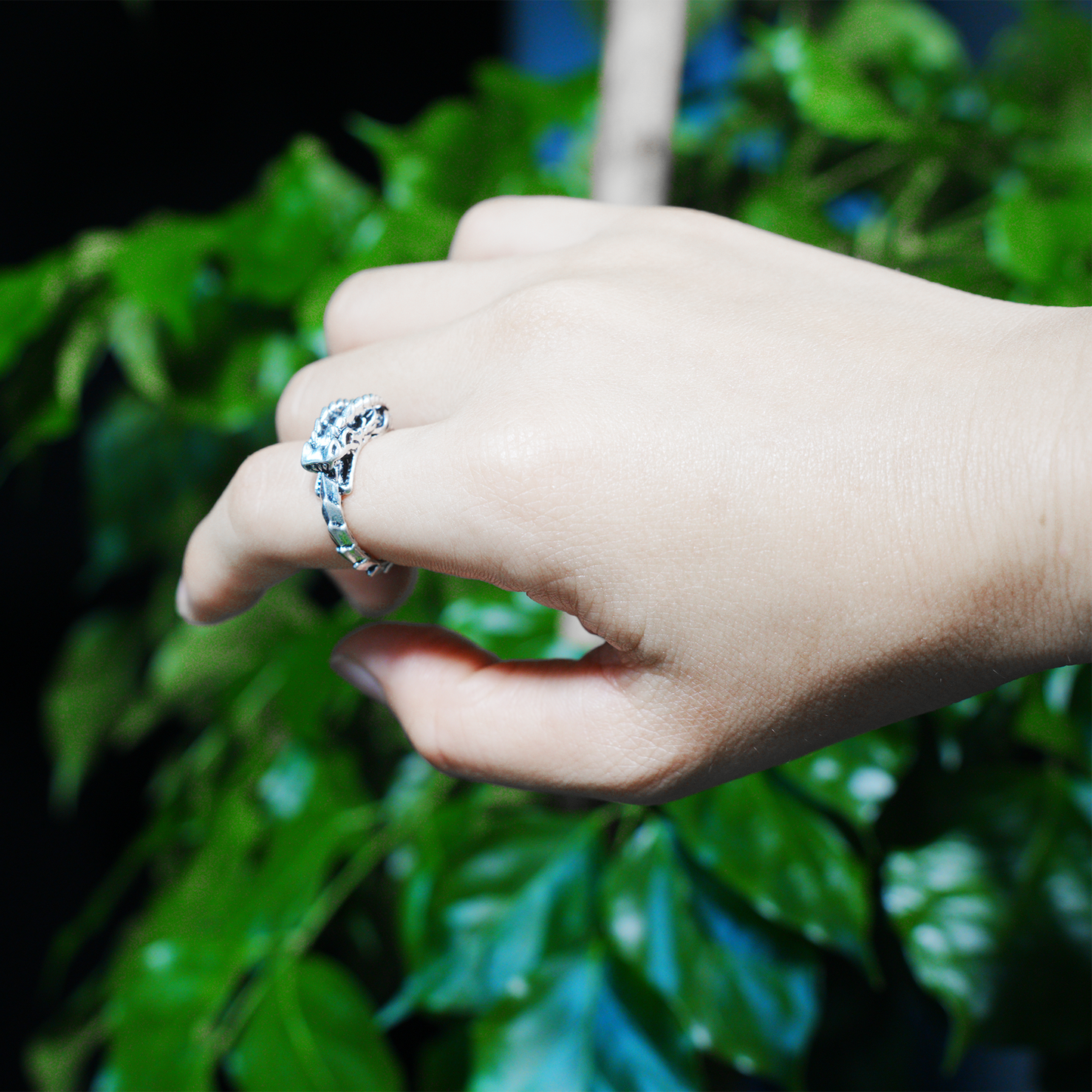 Dragon Ouroboros Ring, Snake Totem Ring, Gothic Ouroboros Band for Protection and Eternity