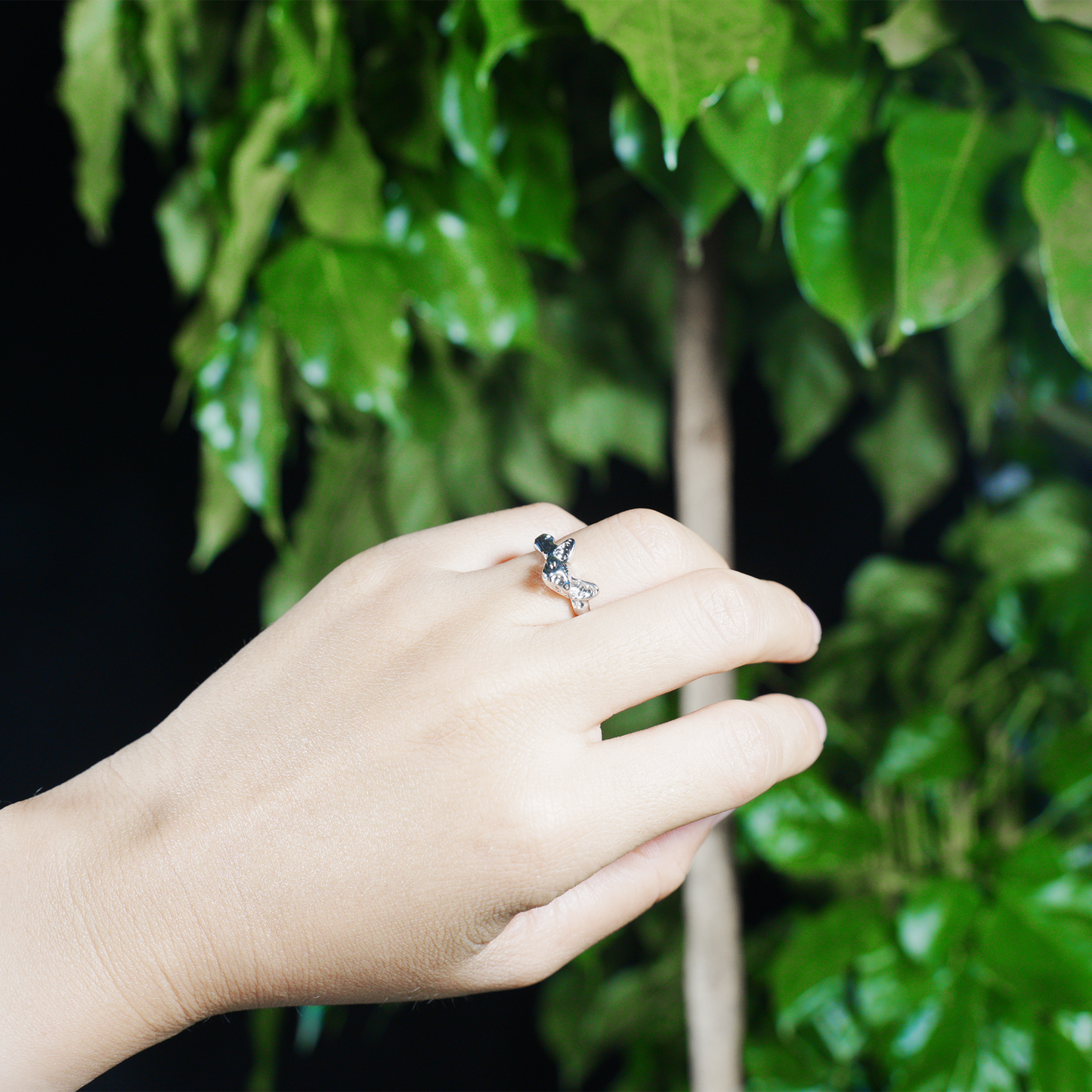 Süßer Katzenkopf Ring, Geschnitzter Tier Totem Schmuck, Emotionales Begleiter Geschenk, Unisex Handgefertigter Tier Ring