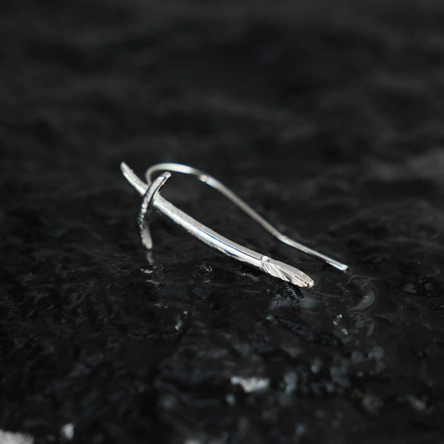 Dagger Stud Earring, Gothic Knife Ear Jewelry, Punk Minimalist Sword Piercing for Unisex