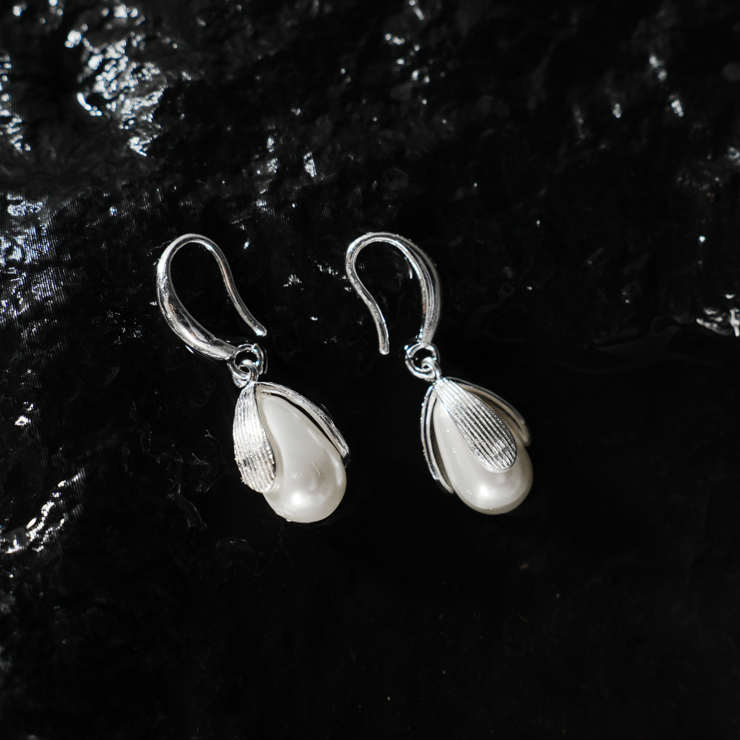 Graceful Teardrop Earrings | Elegant Dangle Hooks for Women | Timeless Gift for Her