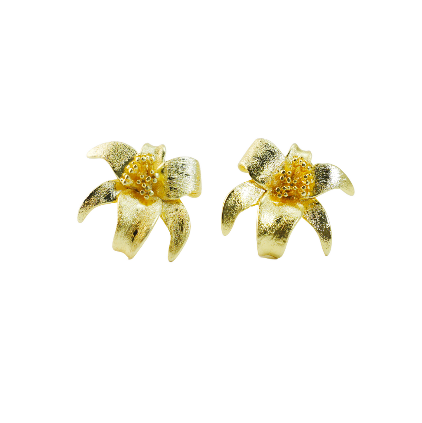 Blooming Elegance Floral Stud Earrings – Delicate Petal Shape, Nature Inspired Jewelry for Women’s Daily Style