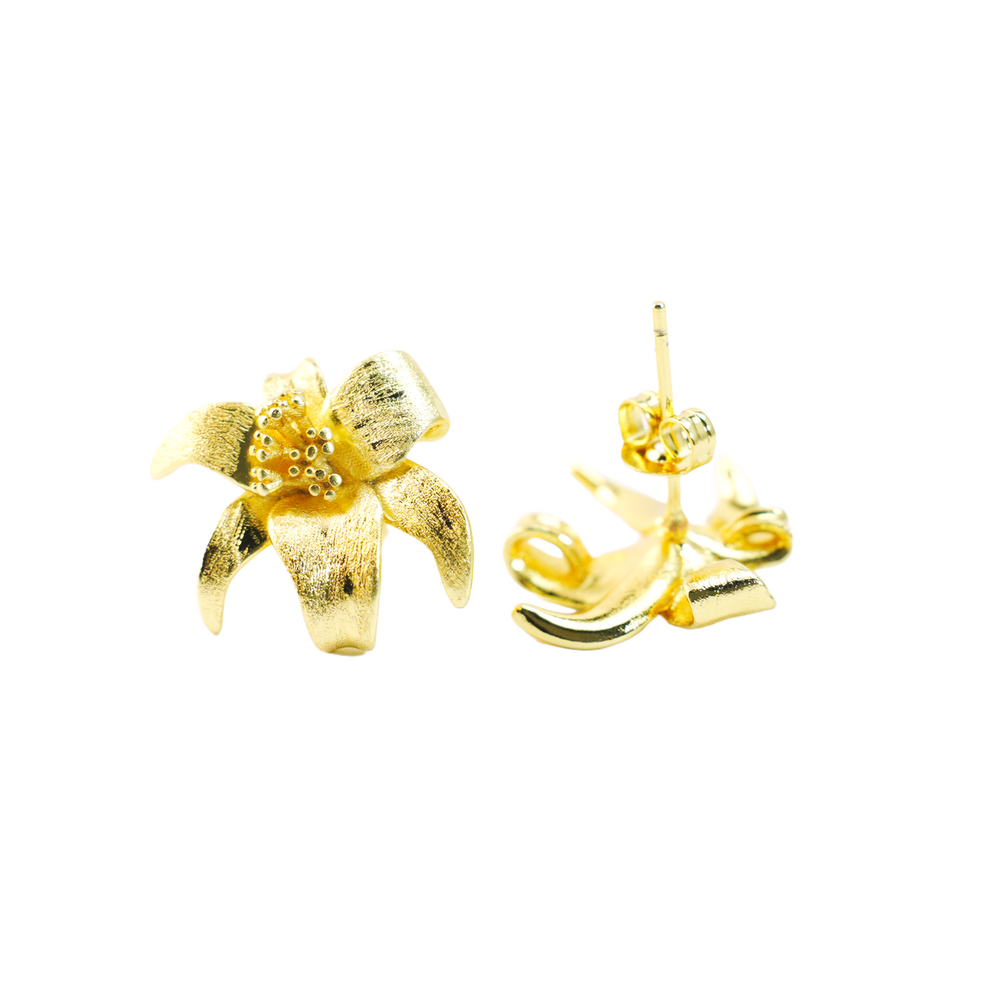 Blooming Elegance Floral Stud Earrings – Delicate Petal Shape, Nature Inspired Jewelry for Women’s Daily Style