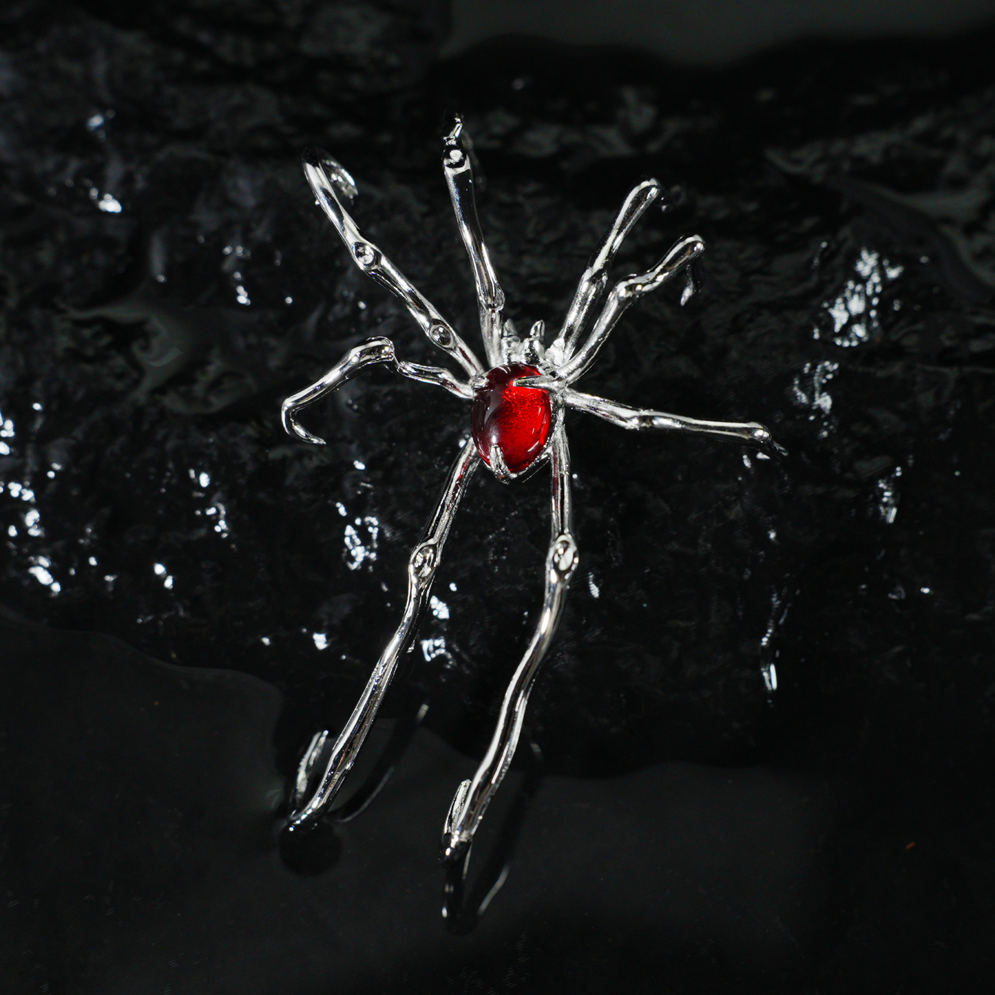Gothic spider earrings | mysterious amulet design | witch dark style jewelry | Personalized Outfit Recommendations