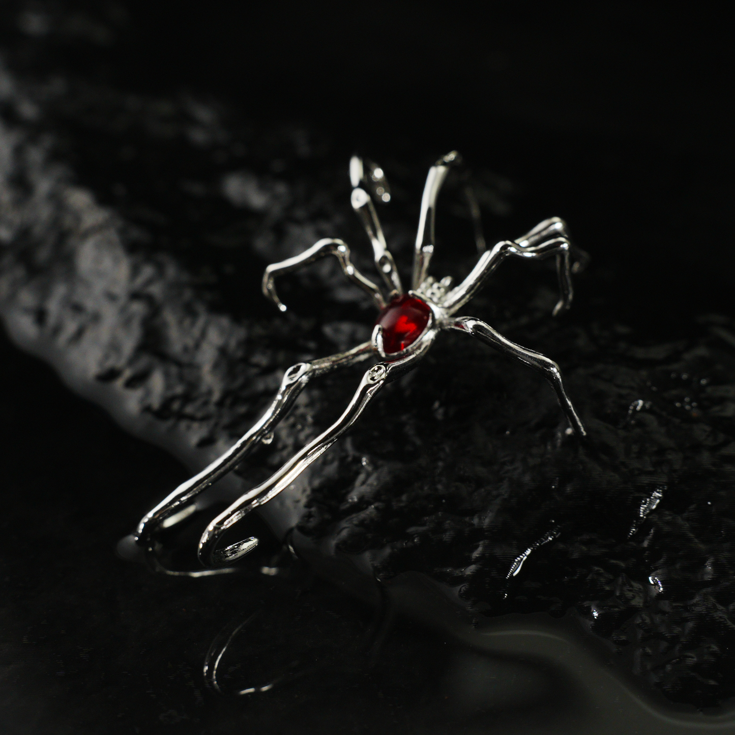 Gothic spider earrings | mysterious amulet design | witch dark style jewelry | Personalized Outfit Recommendations