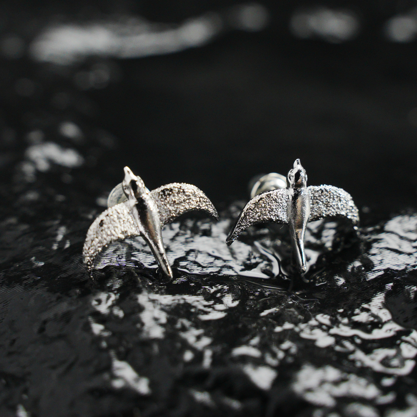 Flying Bird Stud Earrings | Delicate Nature-Inspired Jewelry for Her