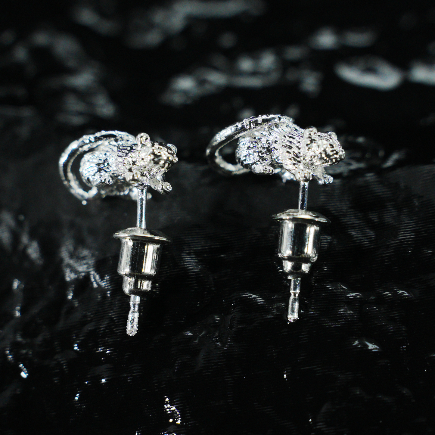 Cute Mouse Stud Earrings | Animal Miniature Earrings | Gift Idea