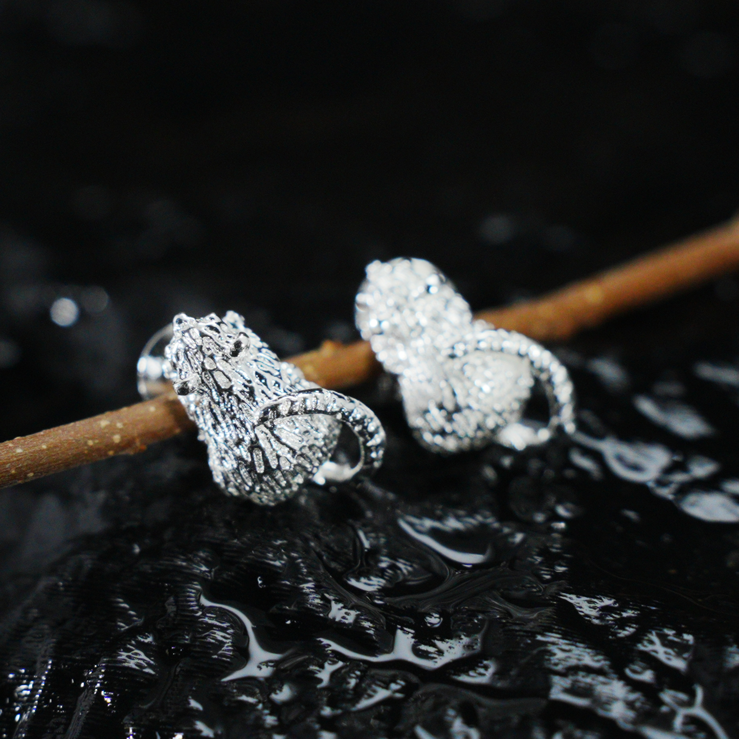 Cute Mouse Stud Earrings | Animal Miniature Earrings | Gift Idea