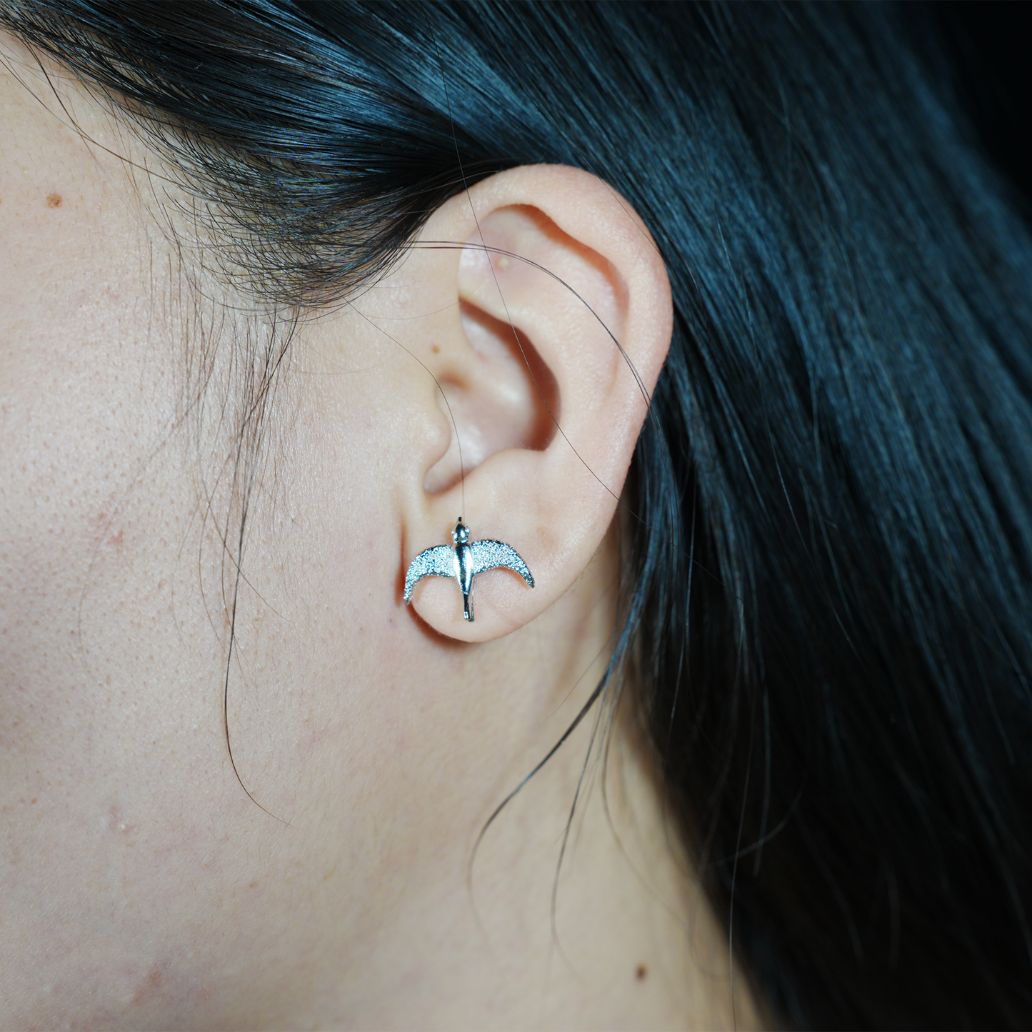 Flying Bird Stud Earrings | Delicate Nature-Inspired Jewelry for Her