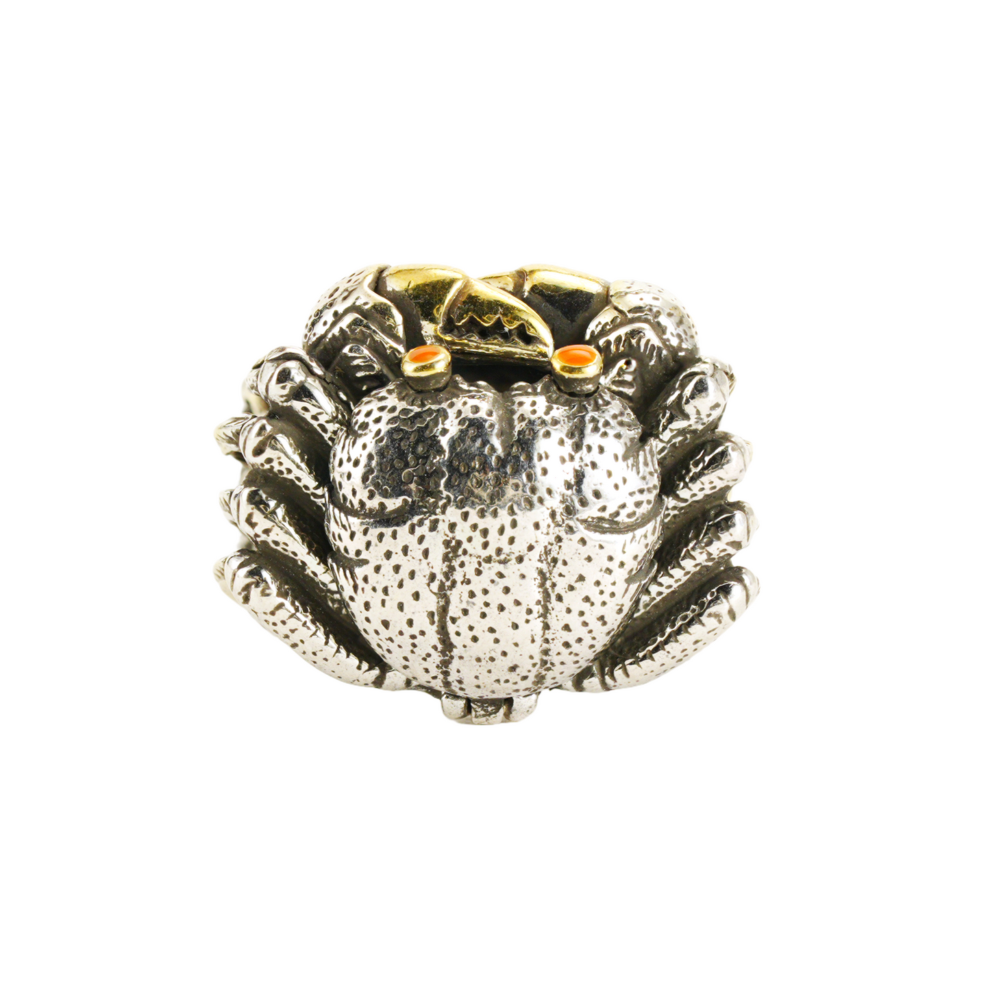 Gothic Crab Ring, Ocean Guardian Jewelry, Mythical Sea Creature Statement Ring