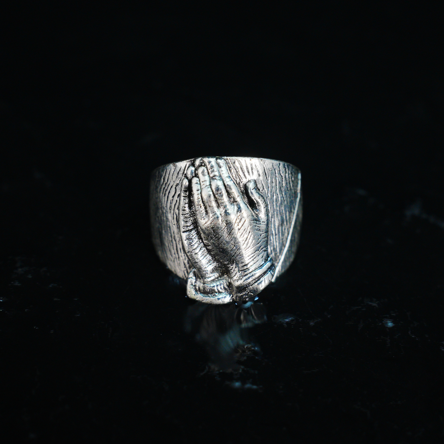Vintage Handschlagring – Symbol der Einheit, Treue und ewigen Verbundenheit