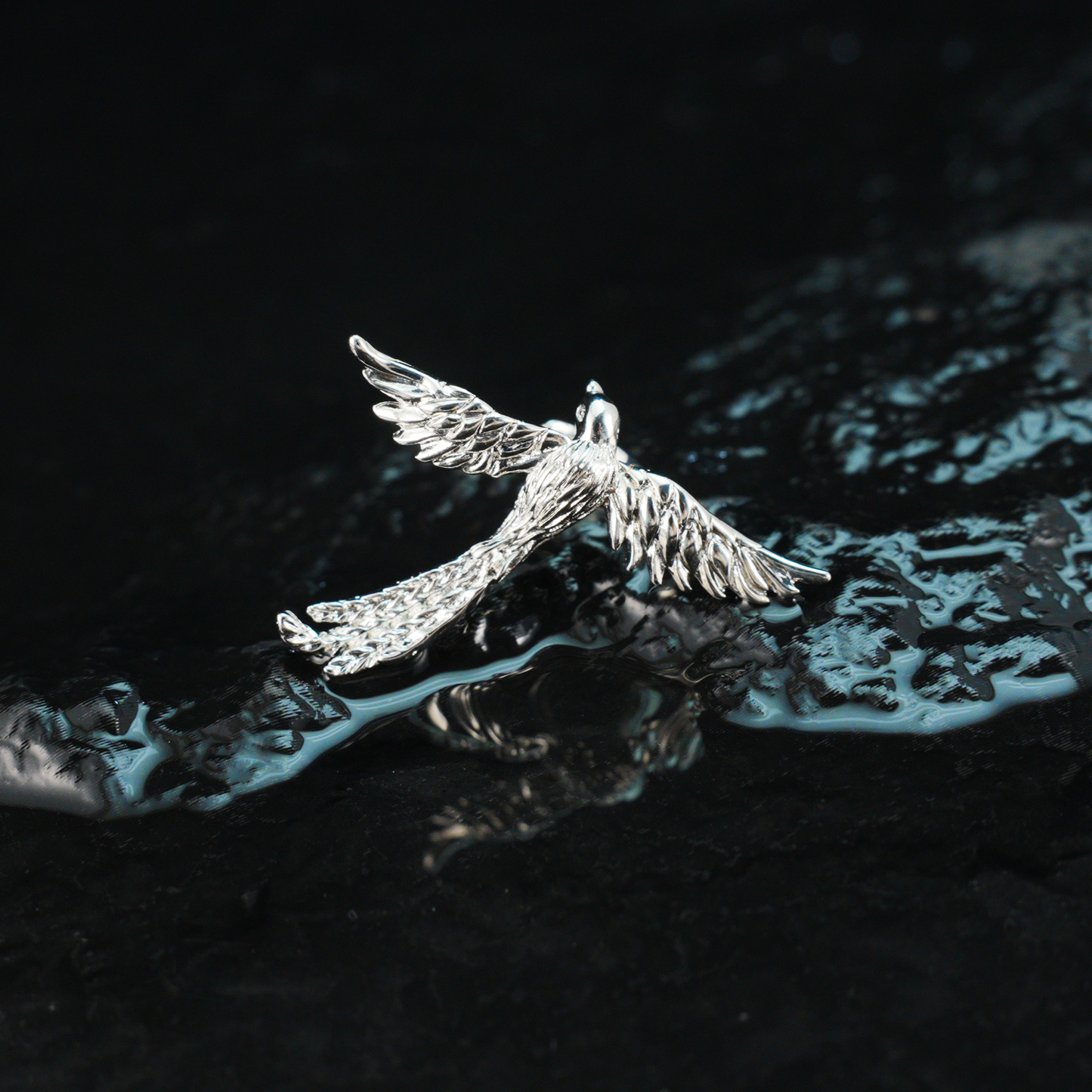 Soaring Bird Ohrmanschette Freiheit im Flug Eleganter Statement-Schmuck