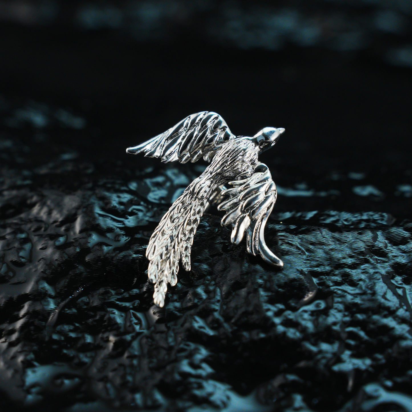Soaring Bird Ohrringe Freiheit Flügel Design Leicht Messing Schmuck