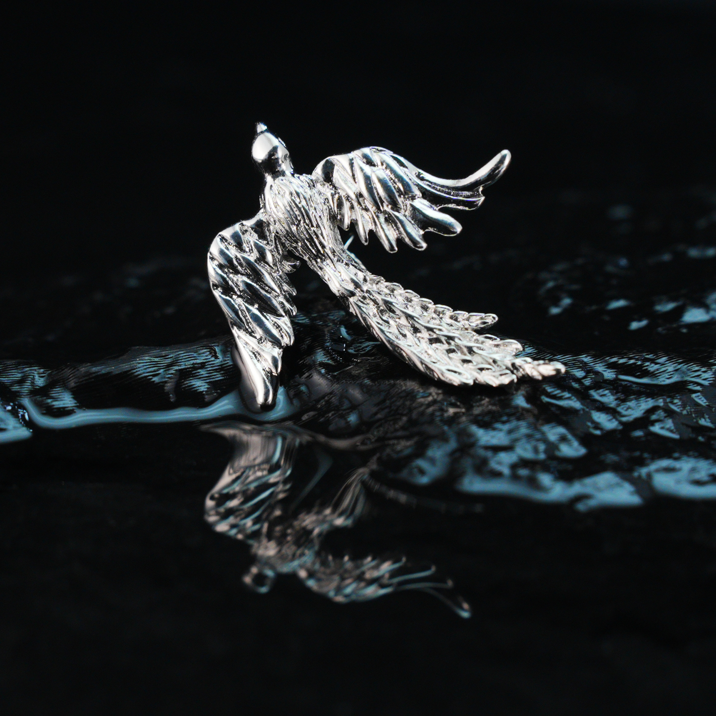 Soaring Bird Ohrringe Freiheit Flügel Design Leicht Messing Schmuck