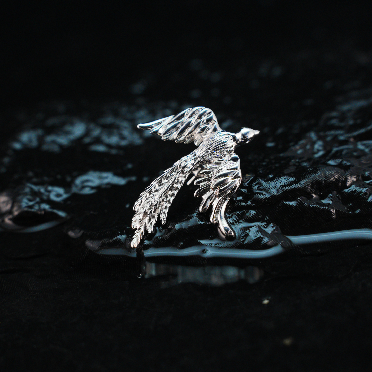 Soaring Bird Ohrringe Freiheit Flügel Design Leicht Messing Schmuck