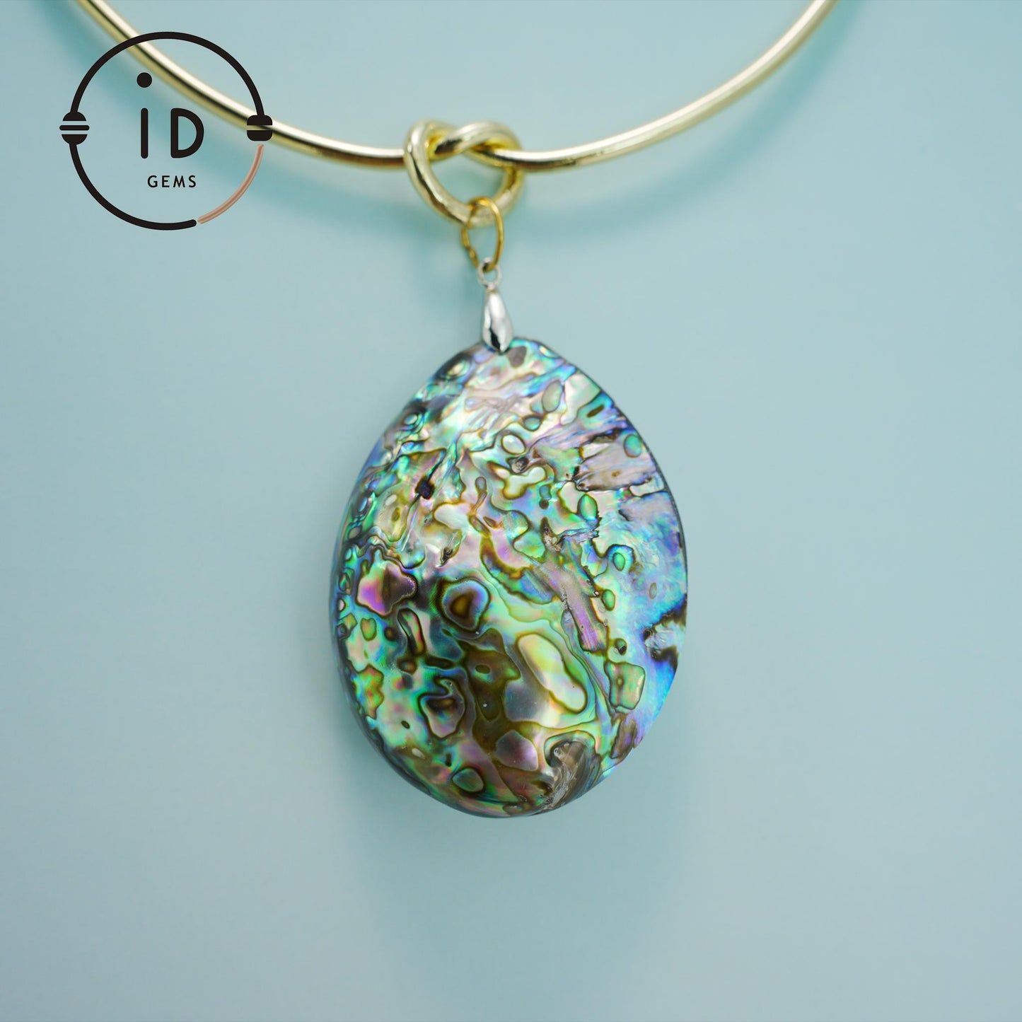 Natürliche Abalone-Muschelkette | Heilende Meeresenergie | Handgefertigtes vergoldetes Halsband | Boho-Sommerstil | Spirituelles Schmuckgeschenk