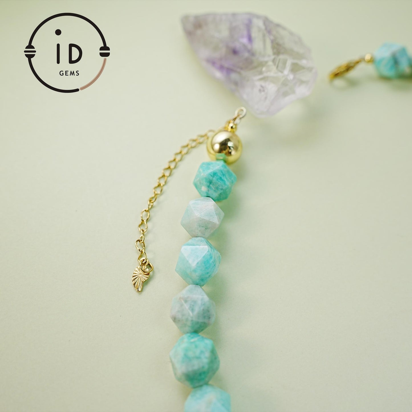 Rare Large Blue Amazonite Handmade Beaded Necklace | Raw Texture Ocean Boho Style | Spiritual Gemstone Jewelry Gift for Her
