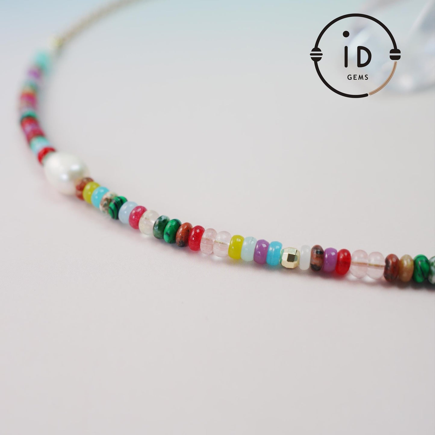 Colorful Mixed Gemstone Y-Necklace|Handmade Beaded Rainbow Jewelry|Fashion Lariat Pendant Necklace|Unique Gift for Women