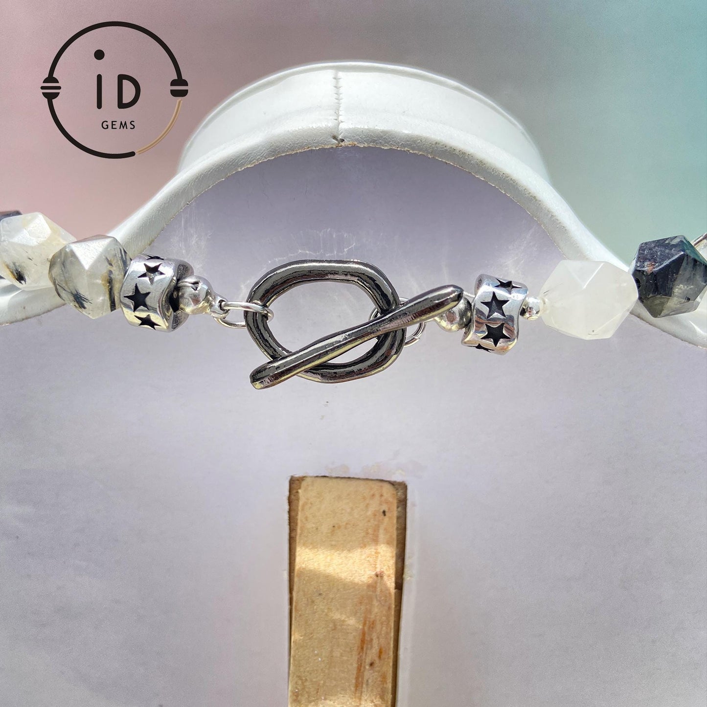 Raw Crystal Pendant Necklace|Boho Energy Jewelry|Clear Quartz, Tourmalinated Quartz & Fluorite|Handmade Spiritual Healing Necklace