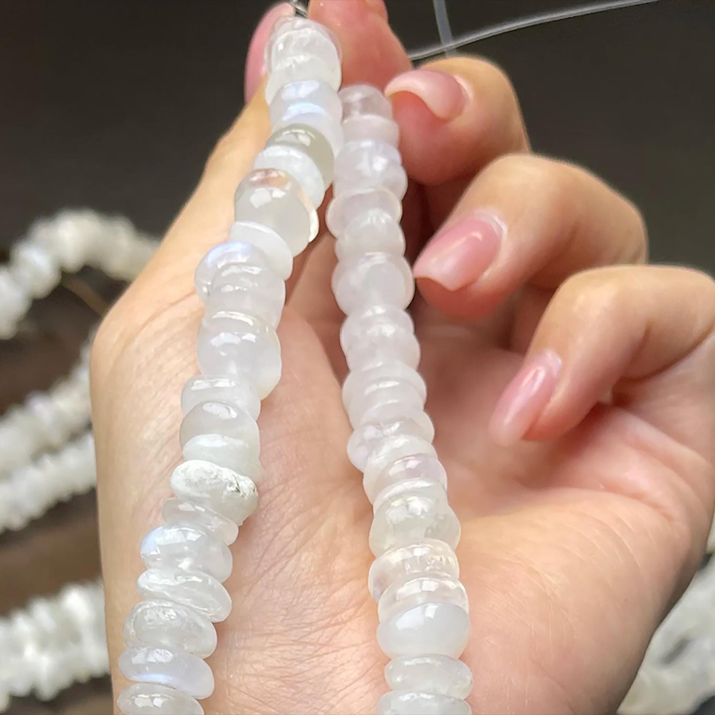 Old Mine Strawberry Quartz Nugget Chips 15mm · Semi-Translucent Pink · Faceted Raw Quartz Beads | DIY Bracelets, Necklaces & Earrings