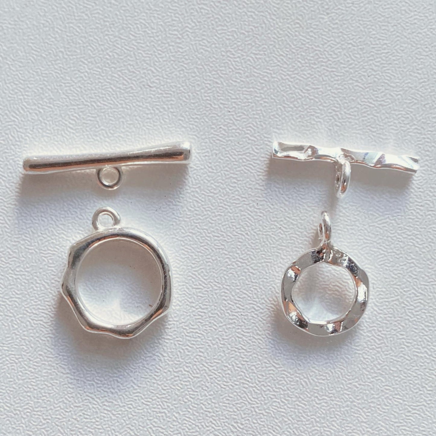 S925 Silber Knebelverschluss Set, Schmuckverschluss für DIY Schmuckherstellung, Armband und Halskette Zubehör, Geschenk für Bastler