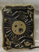 The Magician Tarot Card Brooch – Gothic Vintage Occult Pin, Mystical Gift for Tarot Lovers