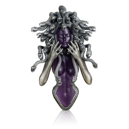 Amethyst Snake Pendant in 925 Silver | Handmade Gothic Sculpture Necklace | Mystical Art Jewelry Gift for Her
