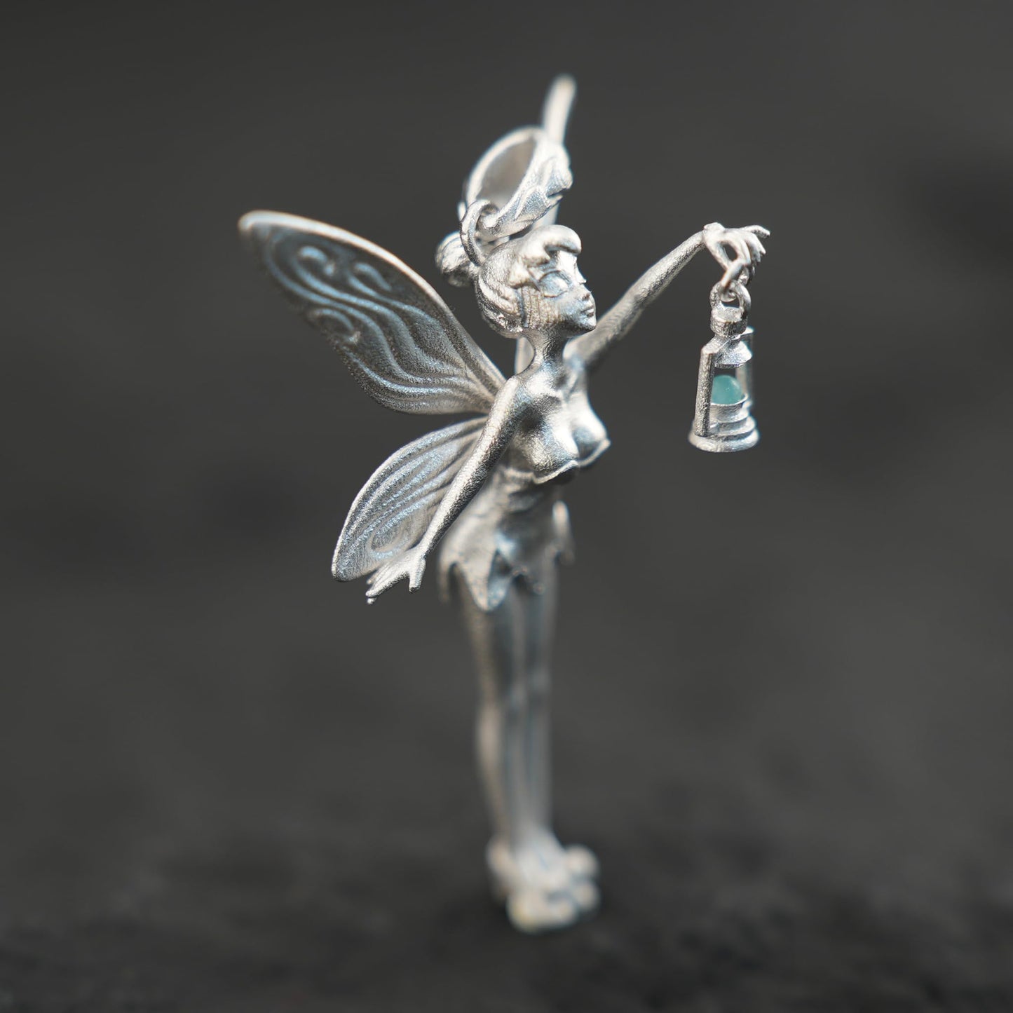 Handmade Fairy Pendant | 925 Sterling Silver Fantasy Jewelry | Magical Talisman for Fairy Tale & Magic Lovers | Enchanted Gift for Her