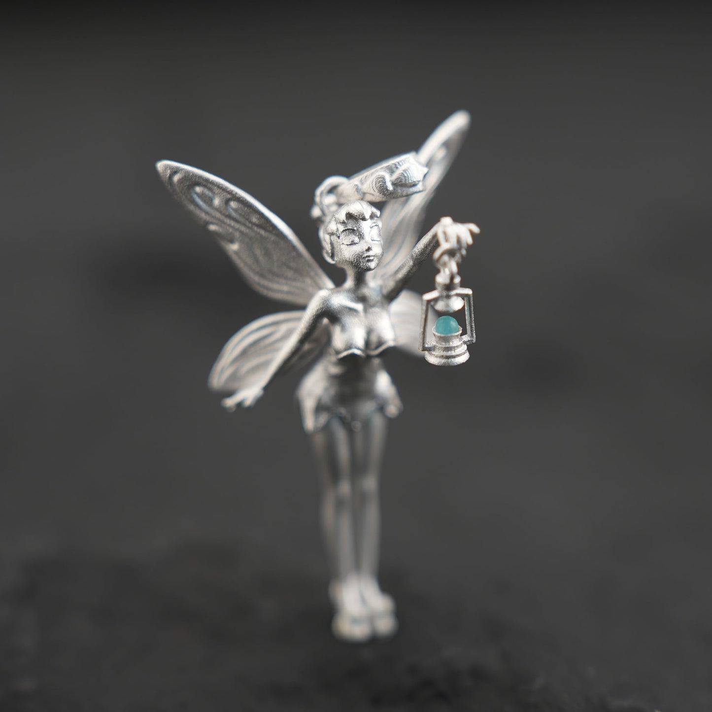 Handmade Fairy Pendant | 925 Sterling Silver Fantasy Jewelry | Magical Talisman for Fairy Tale & Magic Lovers | Enchanted Gift for Her