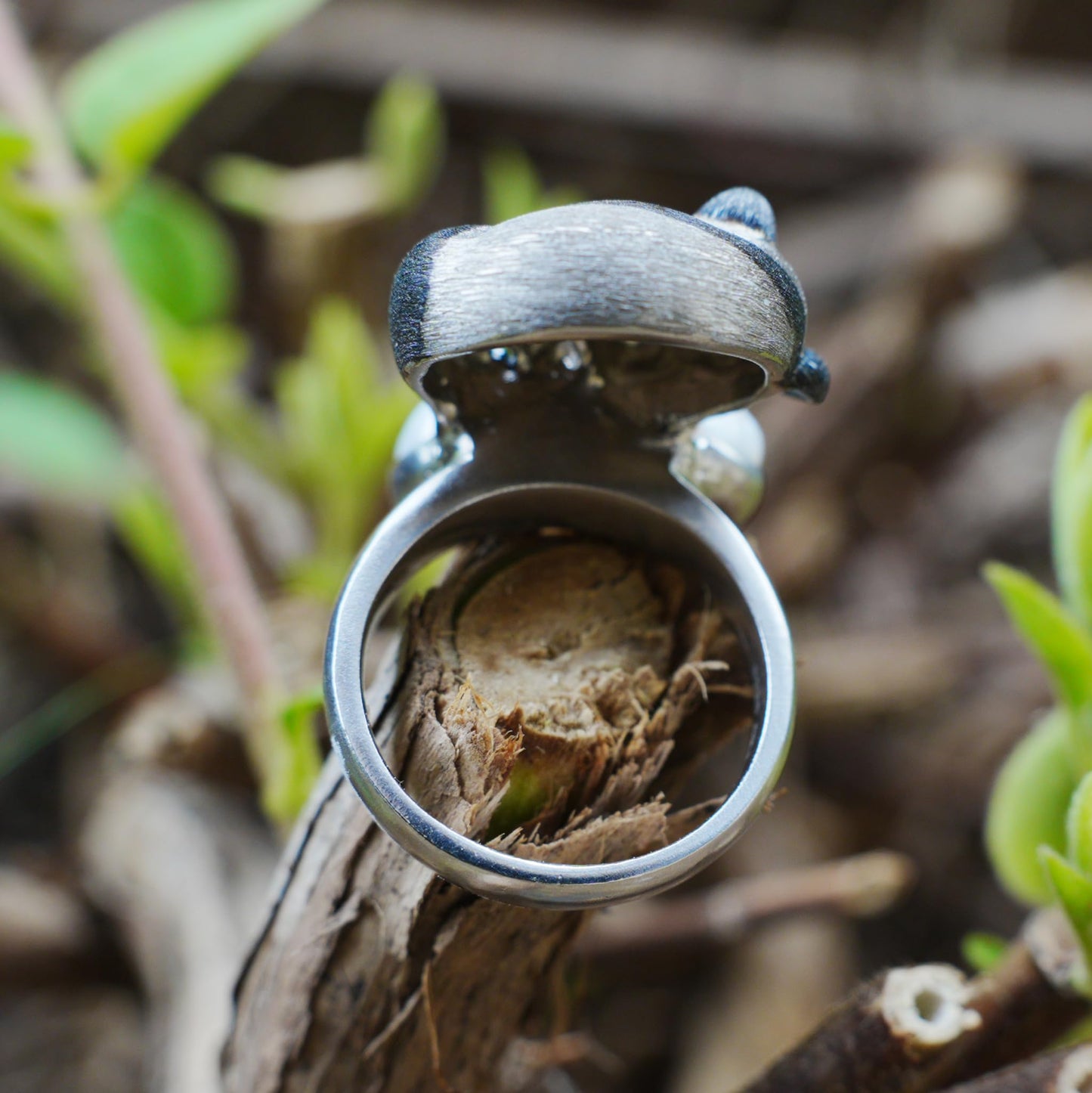 925 Silber Panda Brosche Anhänger, Handgefertigt mit Barockperle, 2-in-1 Design Schmuck, Symbol für Reinheit & Ruhe, Geschenk für Damen & Herren