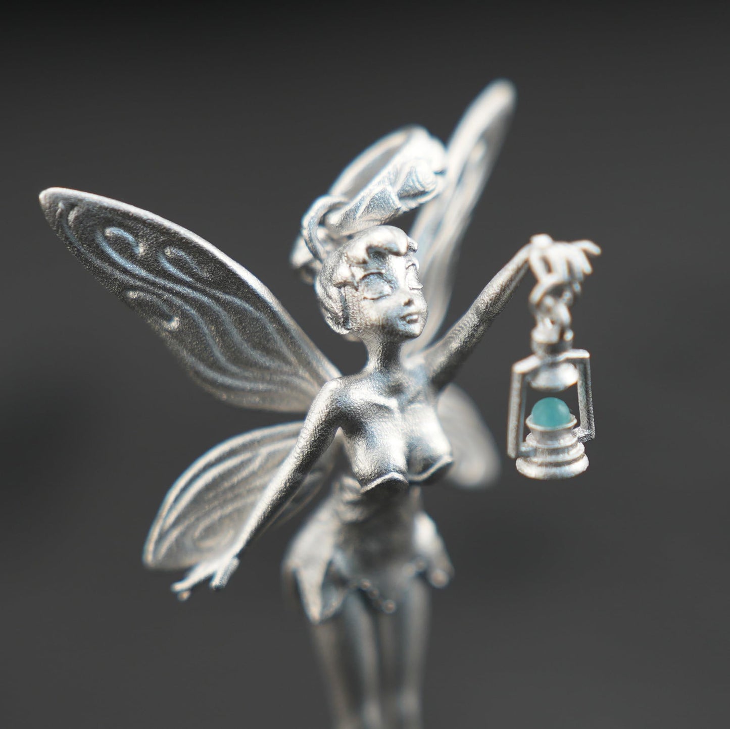 Handmade Fairy Pendant | 925 Sterling Silver Fantasy Jewelry | Magical Talisman for Fairy Tale & Magic Lovers | Enchanted Gift for Her