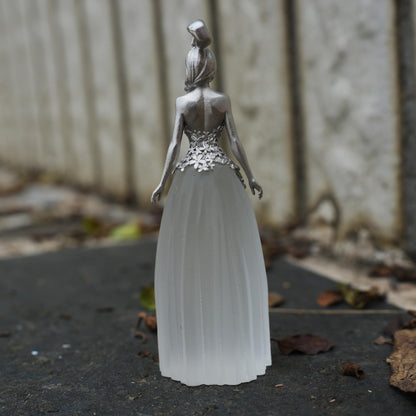 Moonlit Vow White Quartz Pendant | 925 Silver Spiritual Necklace for Women | Symbol of Peace, Strength & Devotion | Handcrafted Minimalist Jewelry Gift