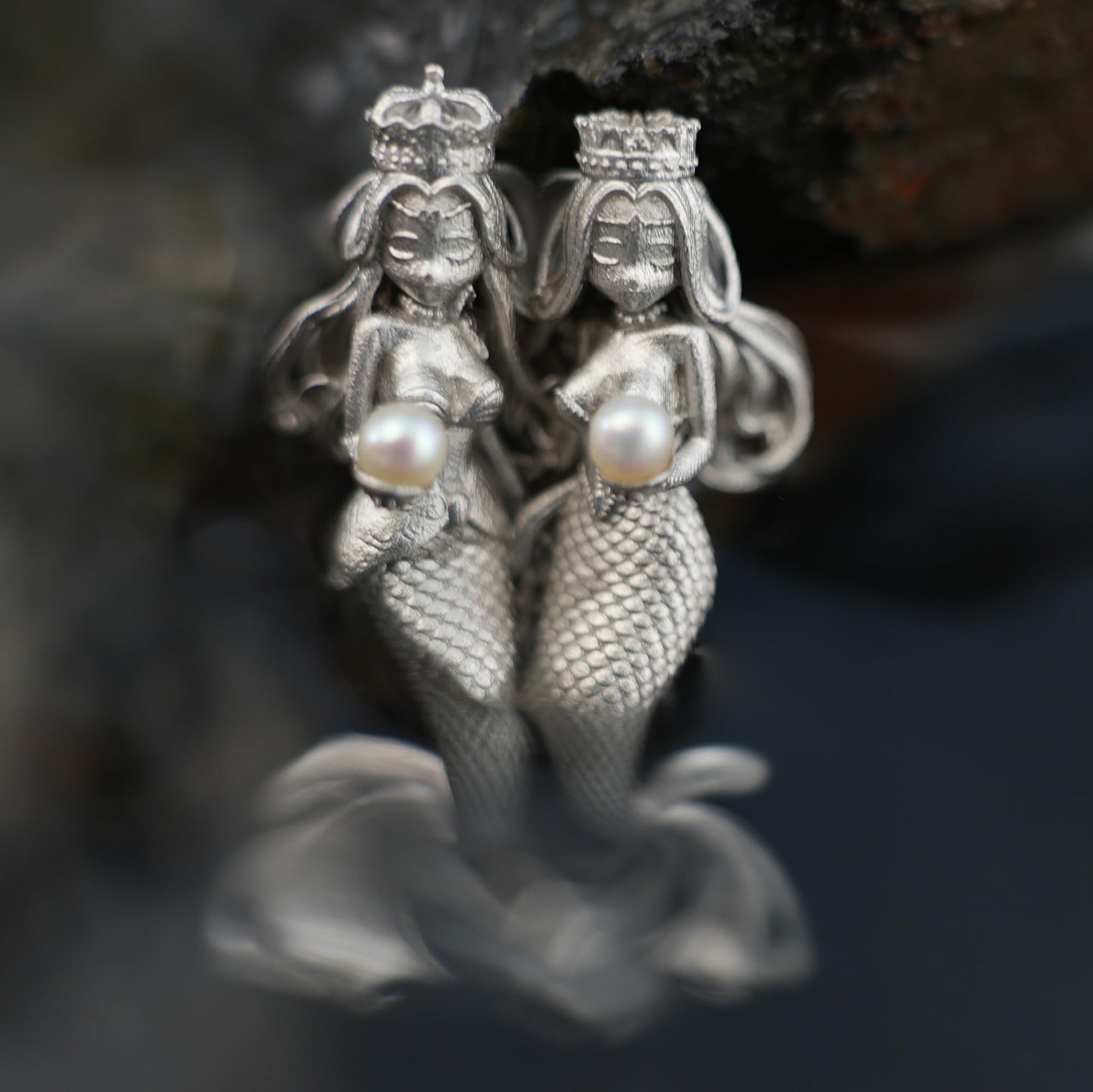 Pisces Guardian Pendant | 925 Sterling Silver & Pearl Necklace | Handcrafted Zodiac Jewelry Gift for Dreamers & Astrology Lovers