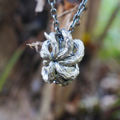 Fox Pendant with Phantom Quartz | Handcrafted Forest Spirit Amulet | Fantasy Totem Necklace for Intuition & Protection